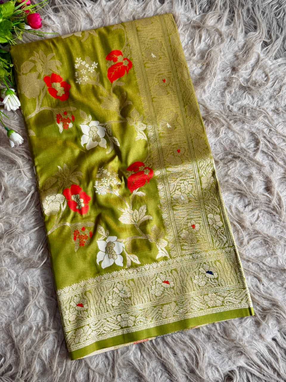 Jiya Soft Jamdani Designer Saree