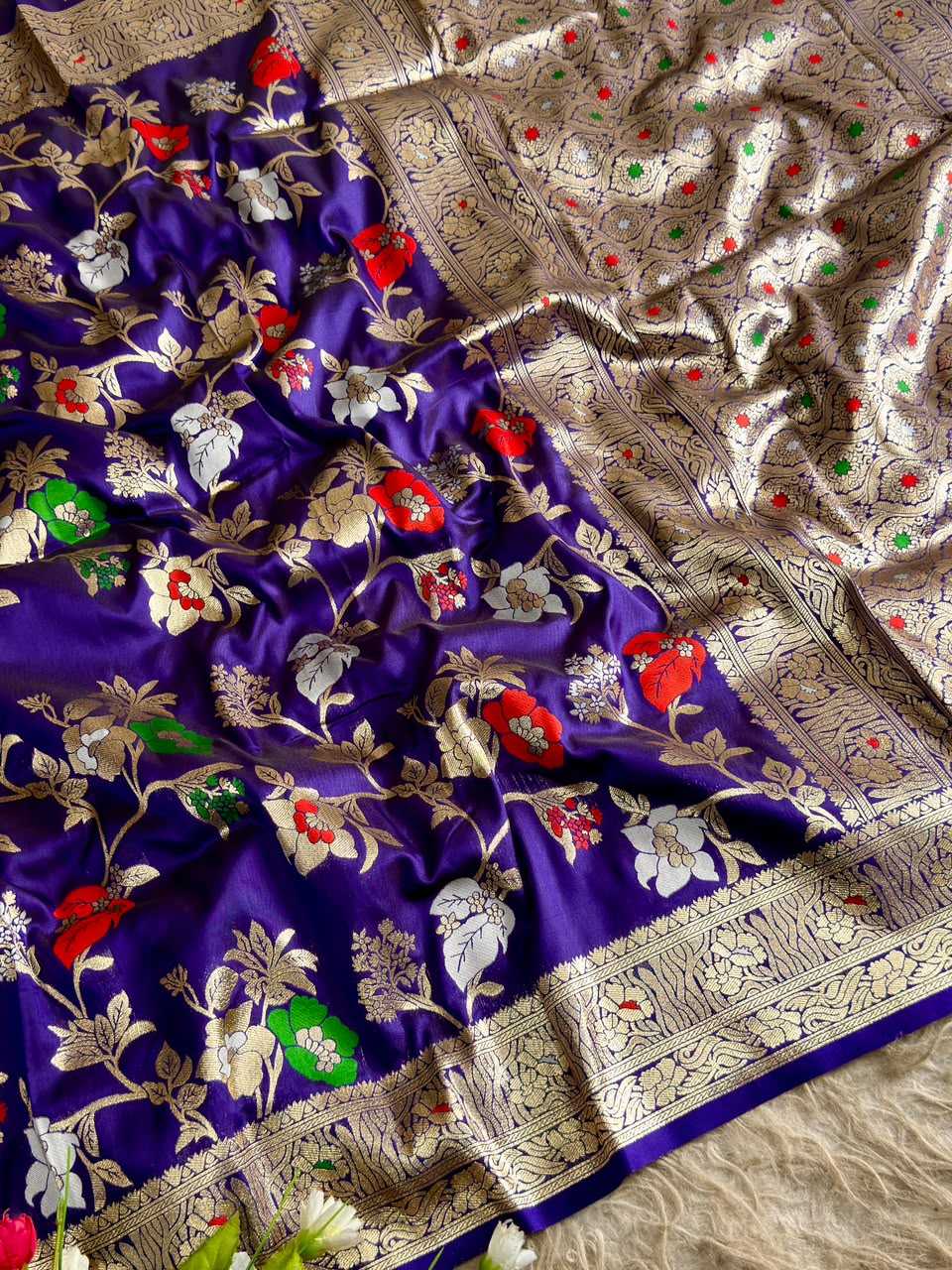 Jiya Soft Jamdani Designer Saree