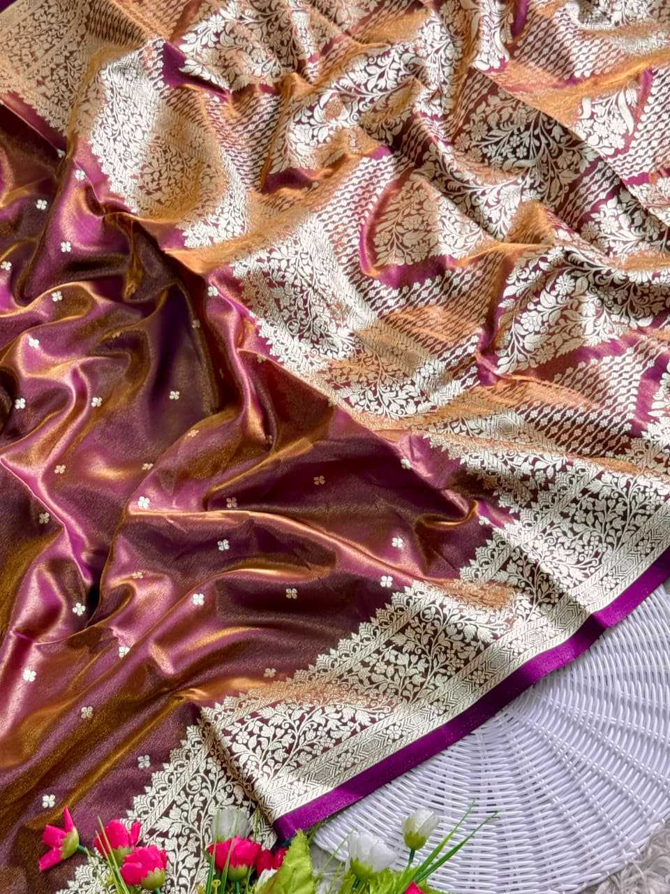 Tissue Silk Traditional Saree