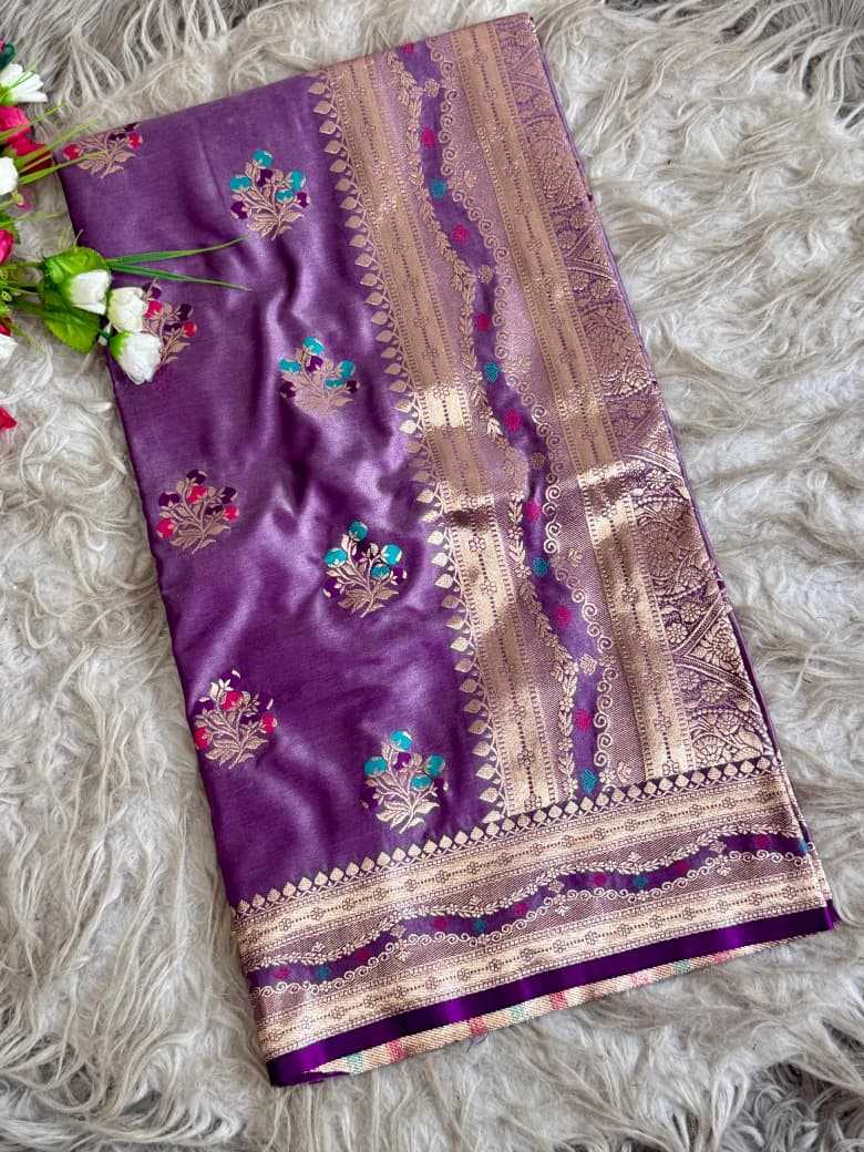 Satin Silk Soft Saree