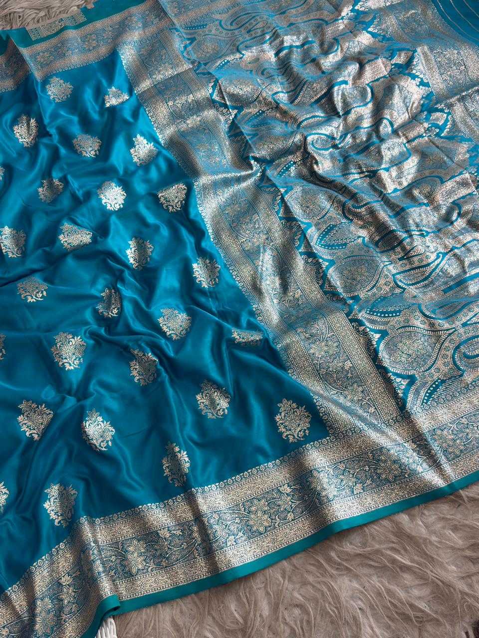 Satin Silk Banarasi Saree