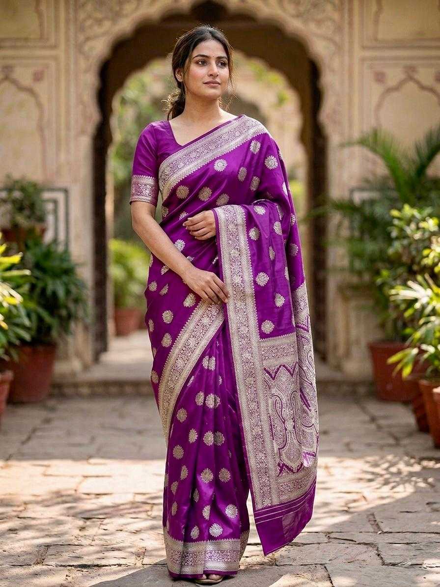 Satin Silk Banarasi Saree