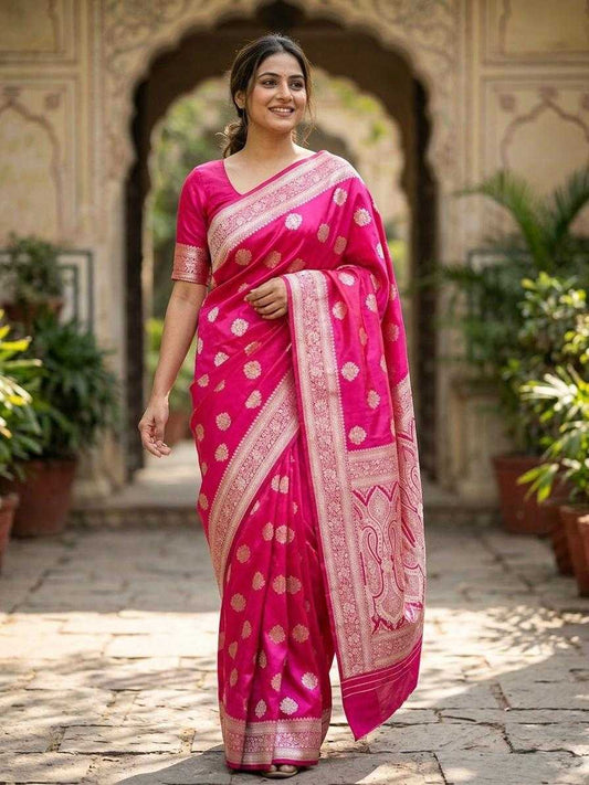 Satin Silk Banarasi Saree