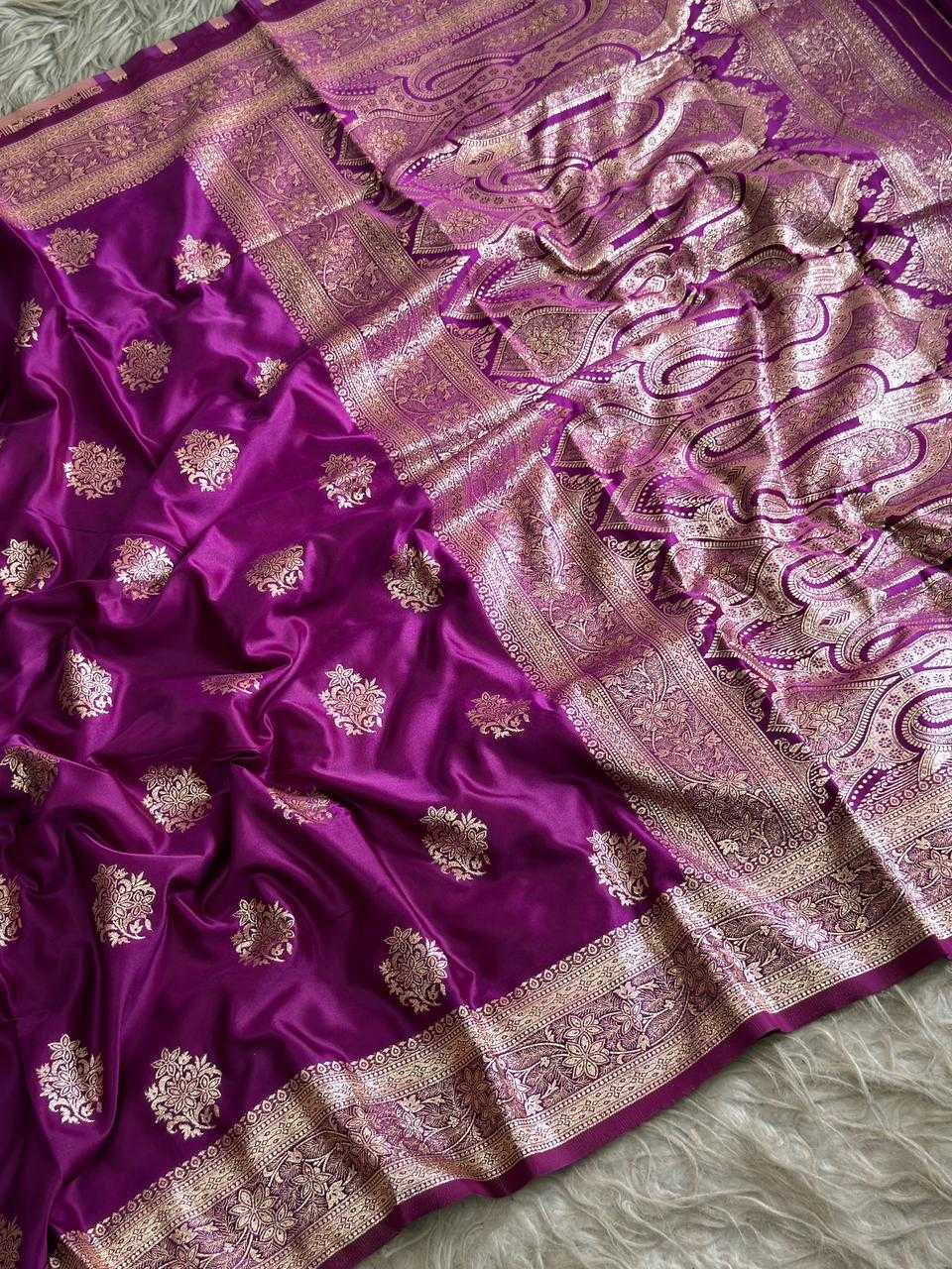 Satin Silk Banarasi Saree