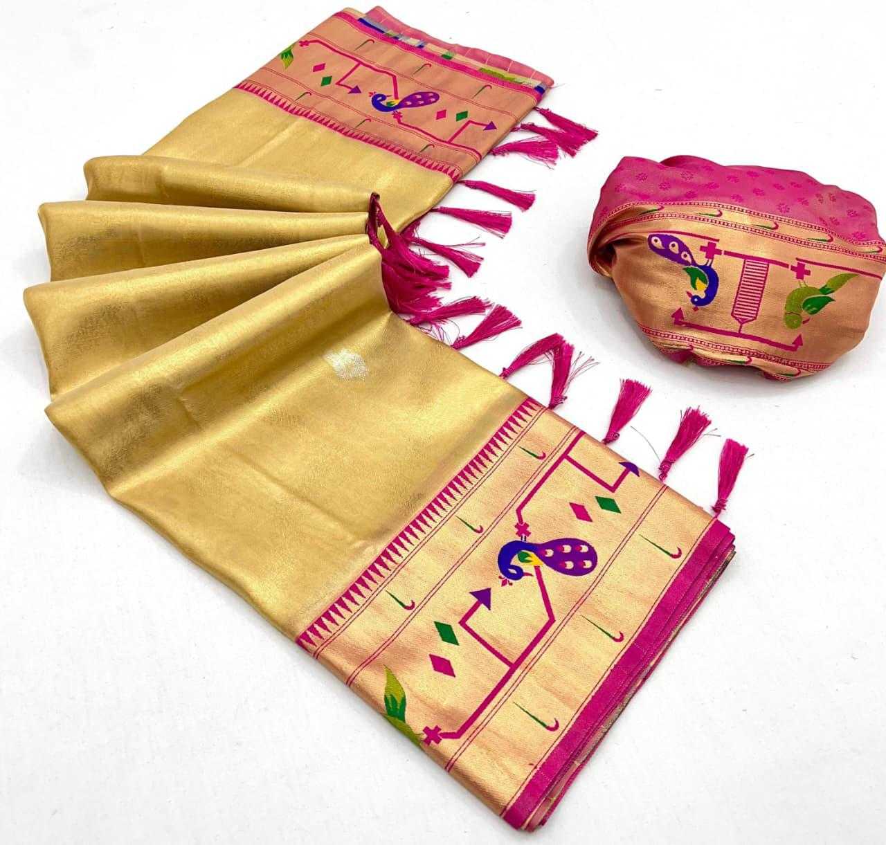 Tissue Silk Paithani Saree