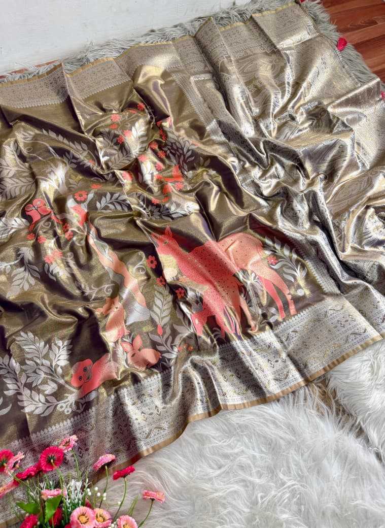 Printed Silk Saree