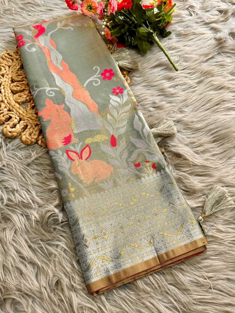 Printed Silk Saree