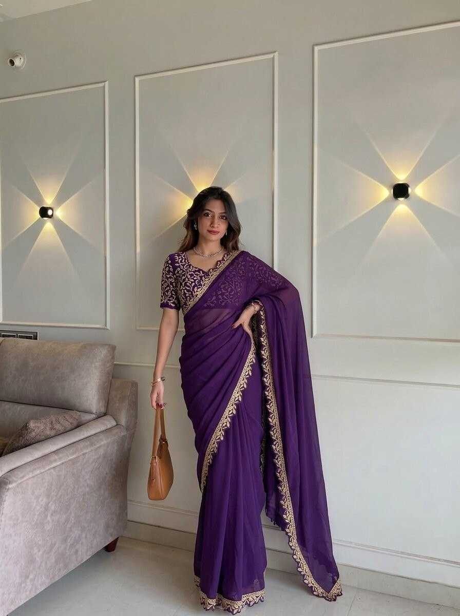 Rangoli Silk Embroidered Saree