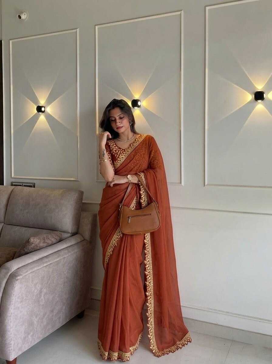 Rangoli Silk Embroidered Saree