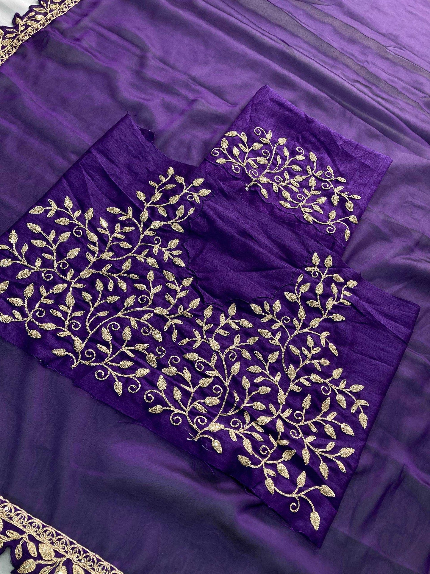 Rangoli Silk Embroidered Saree