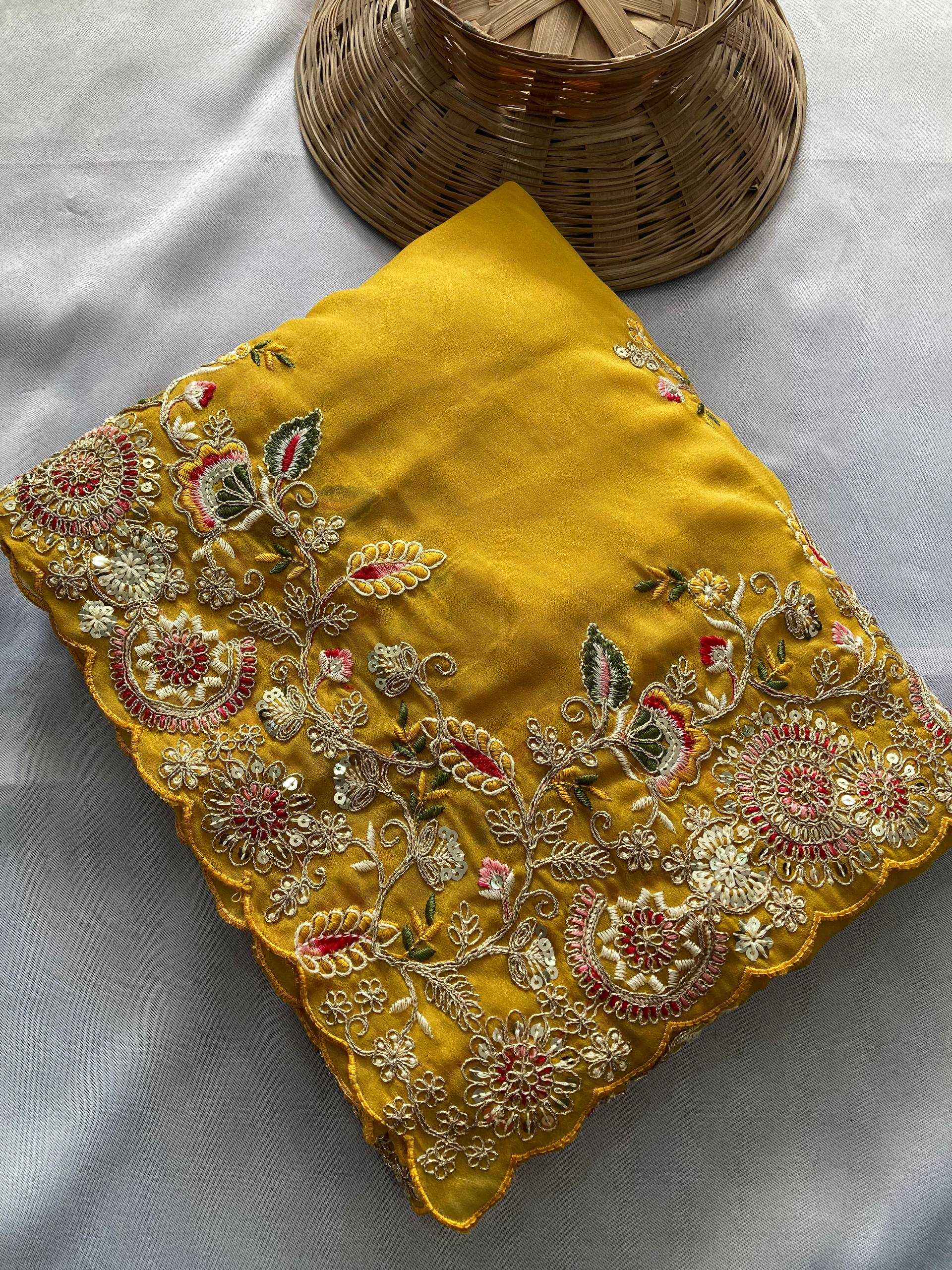 Georgette Party Wear Saree