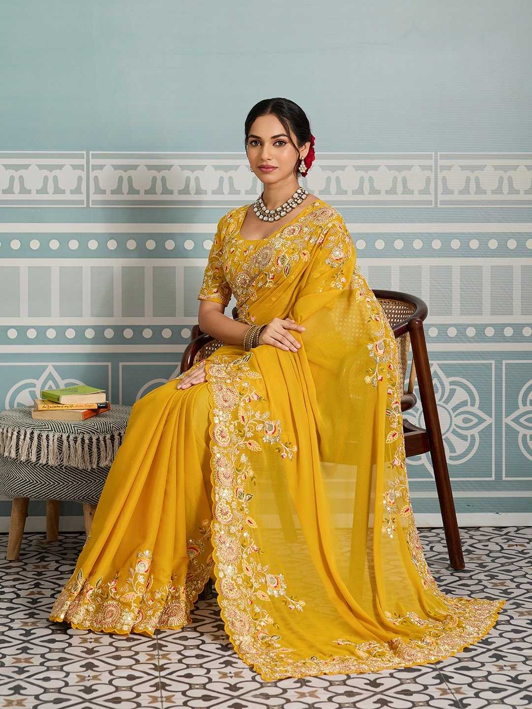 Georgette Party Wear Saree