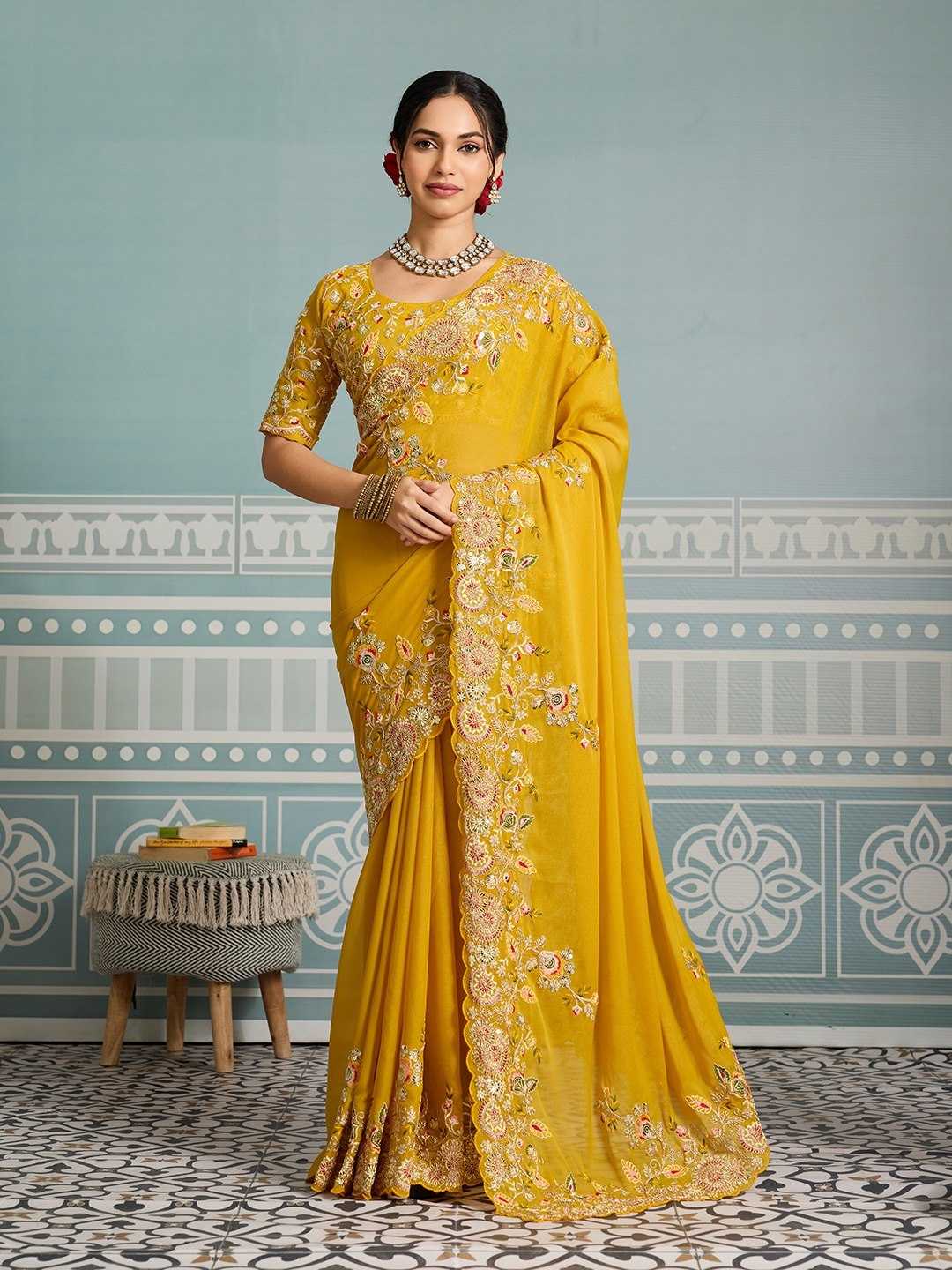 Georgette Party Wear Saree