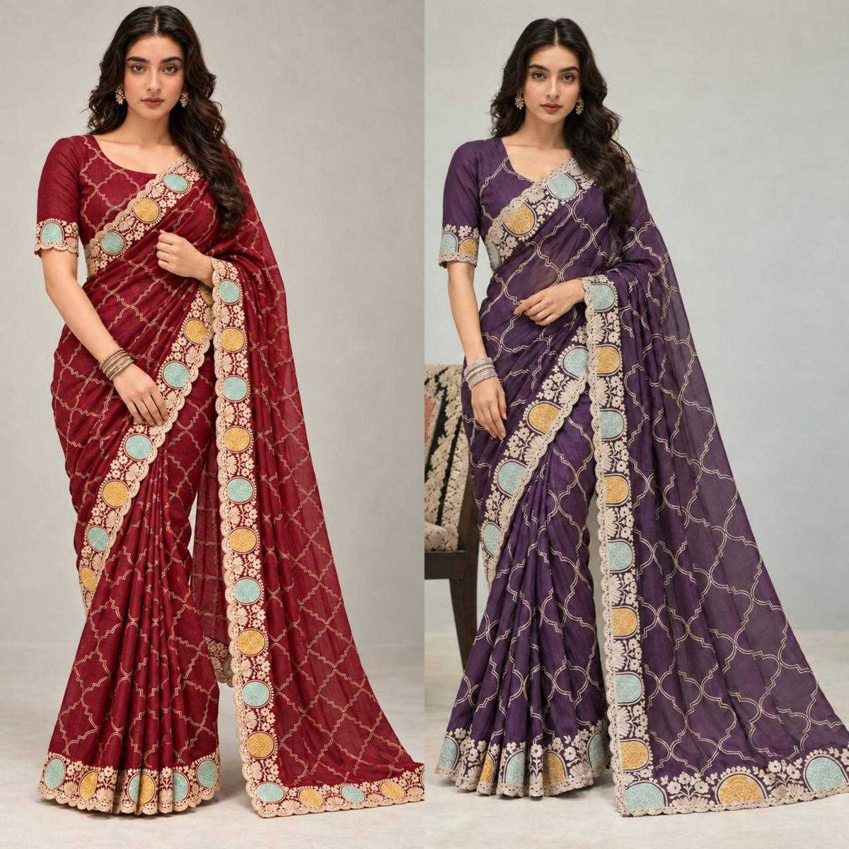 Devi Chiffon Designer Saree