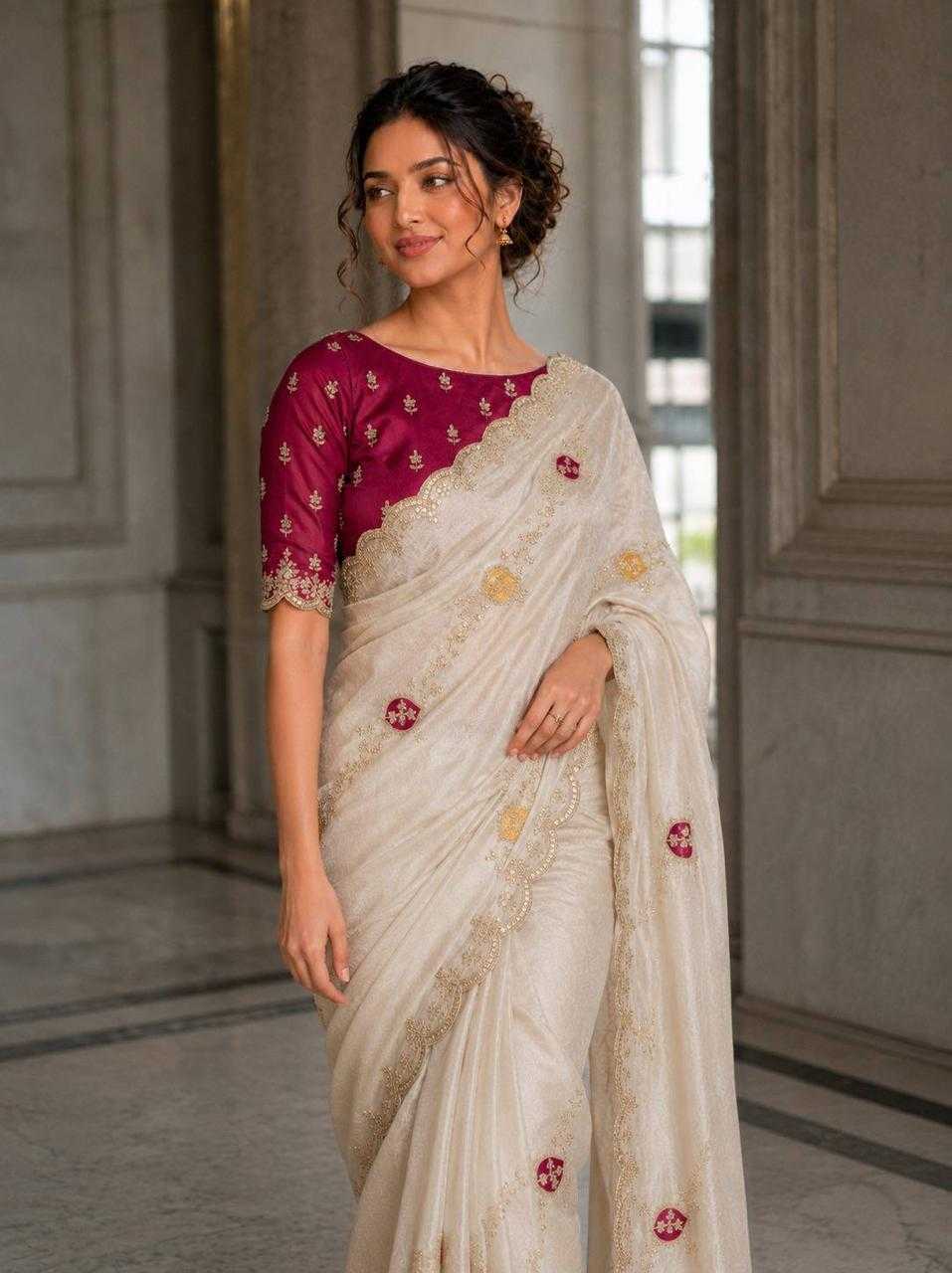 Satin Silk Designer Saree