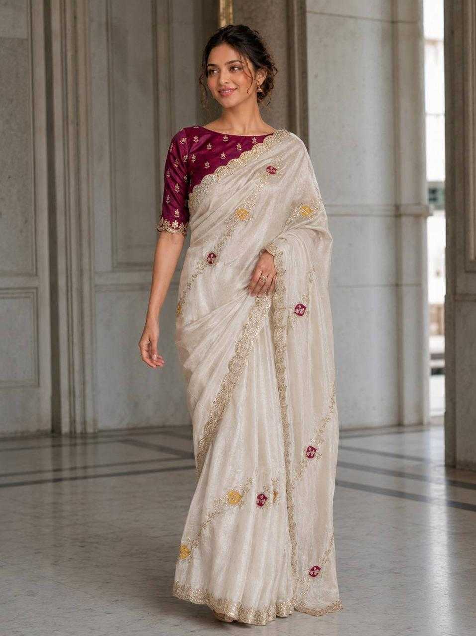 Satin Silk Designer Saree