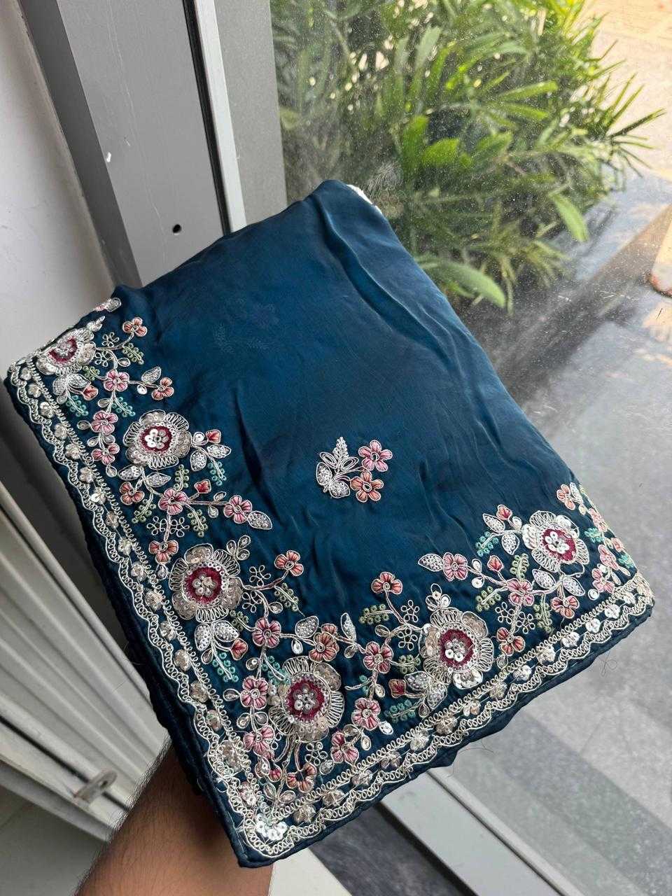 Soft Tissue Party Wear Saree