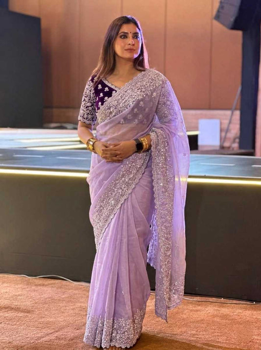 Organza Saree