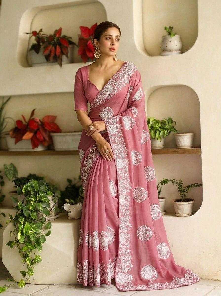 Neha Georgette Party Wear Saree