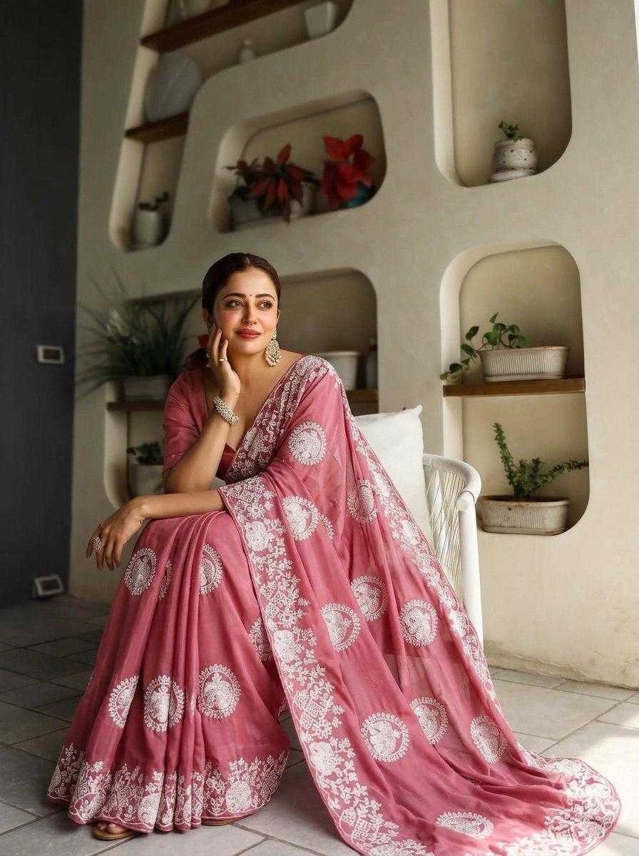 Neha Georgette Party Wear Saree