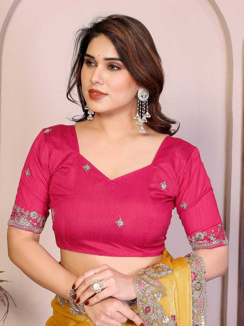 Chiffon Designer Silk Saree