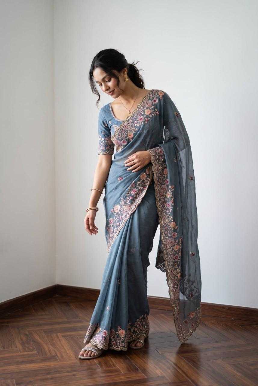 Pedro Chiffon Designer Saree