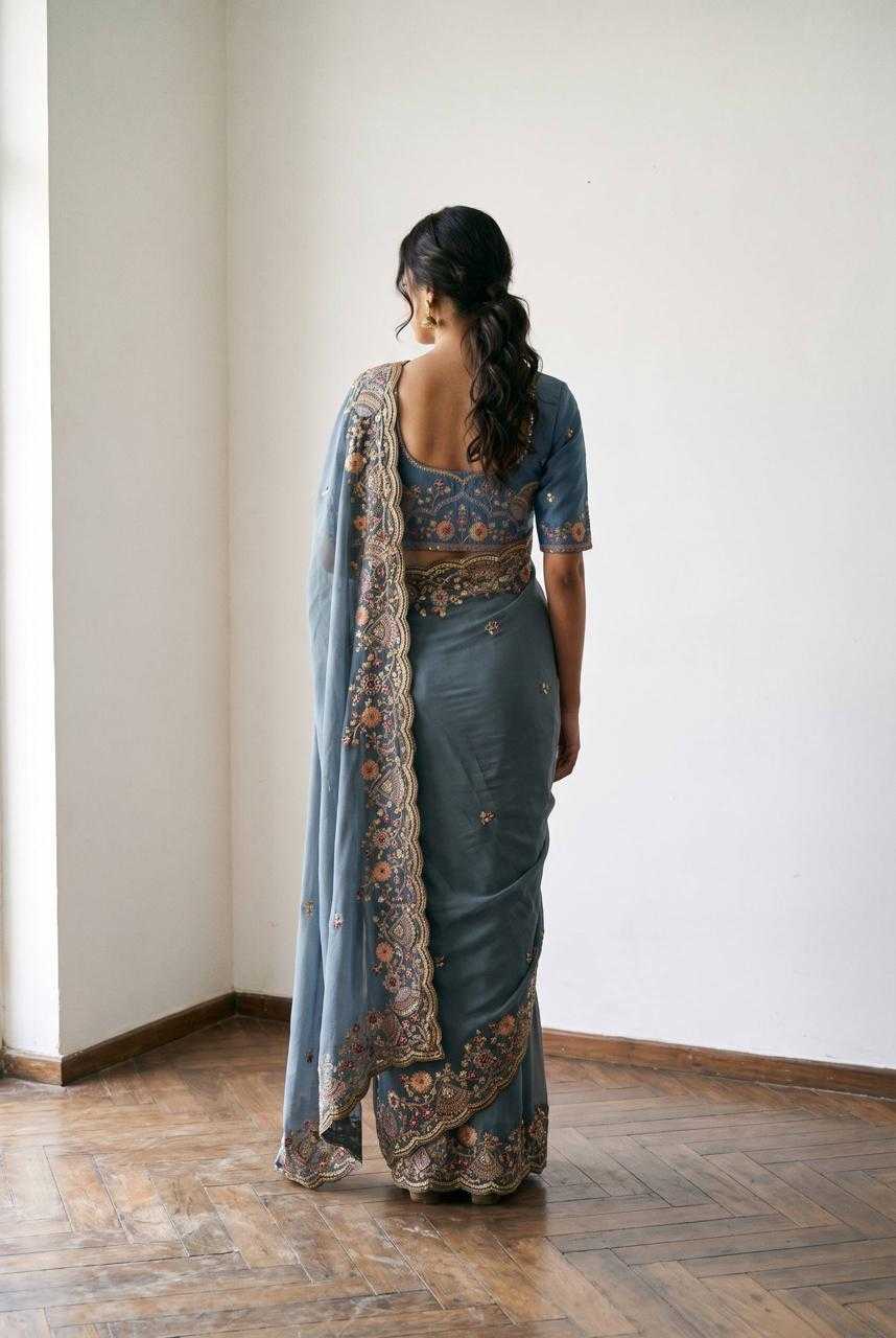 Pedro Chiffon Designer Saree