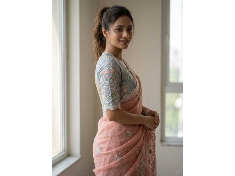 Faux Georgette Party Wear Saree