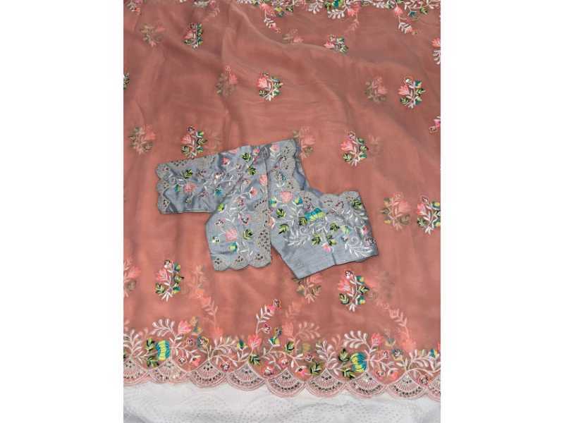 Faux Georgette Party Wear Saree