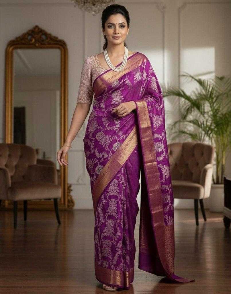 Roopam Banarasi Soft Silk Designer Saree