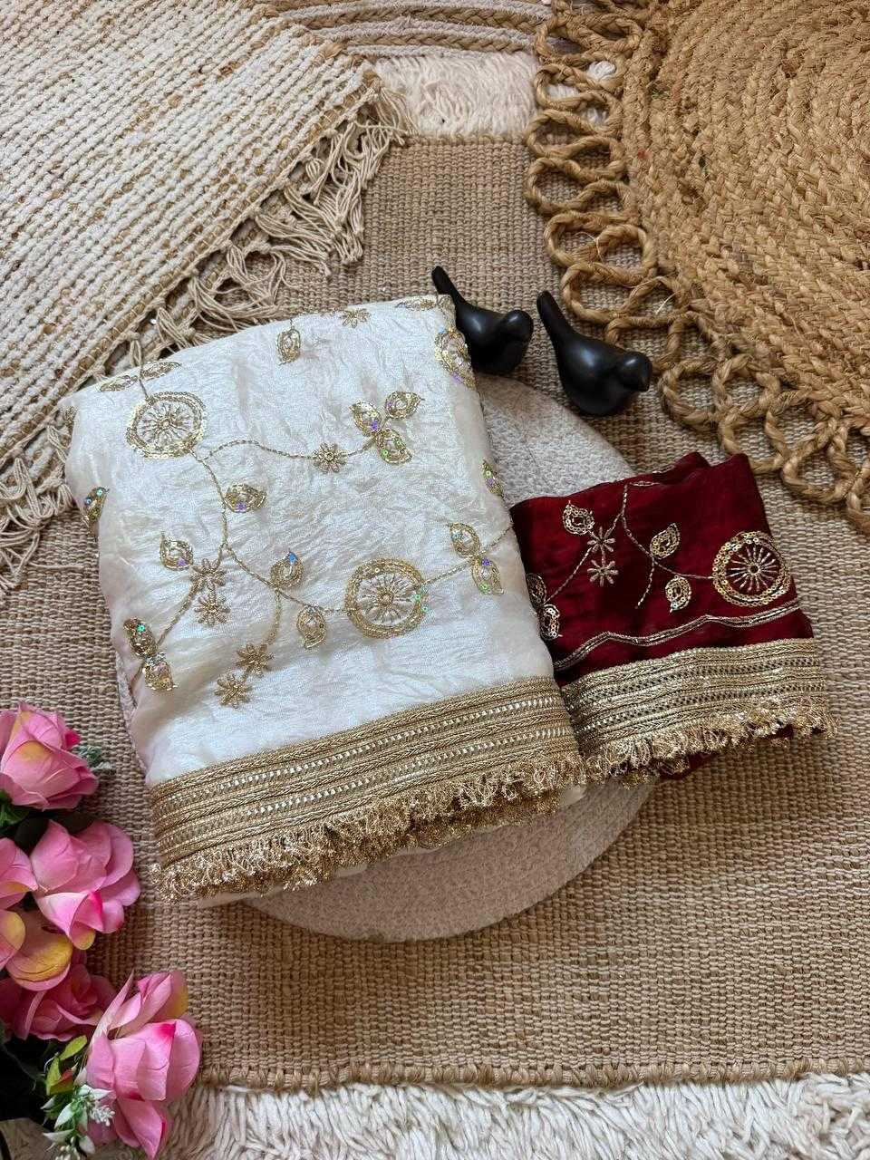 Satin Silk Designer Saree