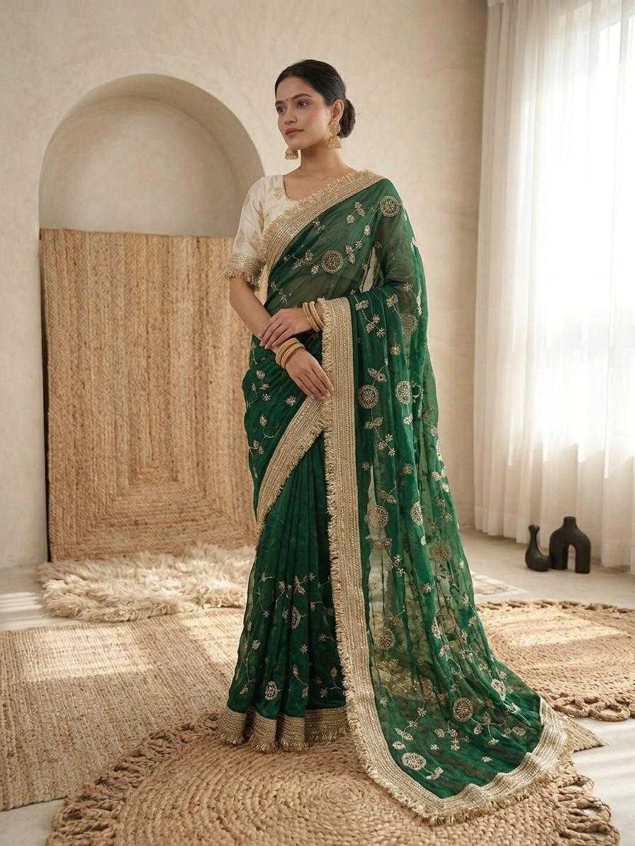 Satin Silk Designer Saree