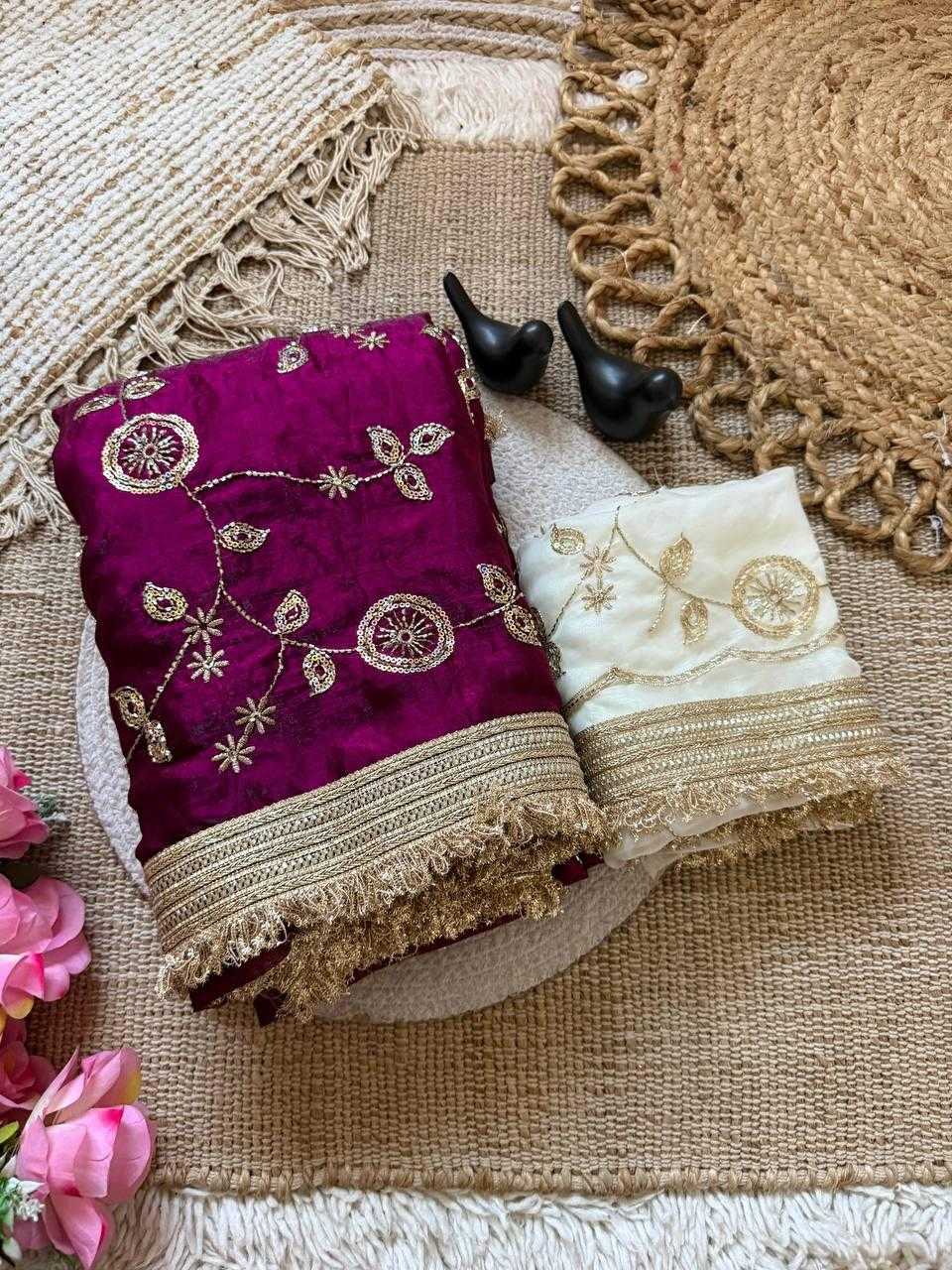 Satin Silk Designer Saree
