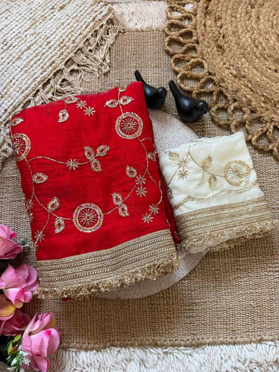Satin Silk Designer Saree