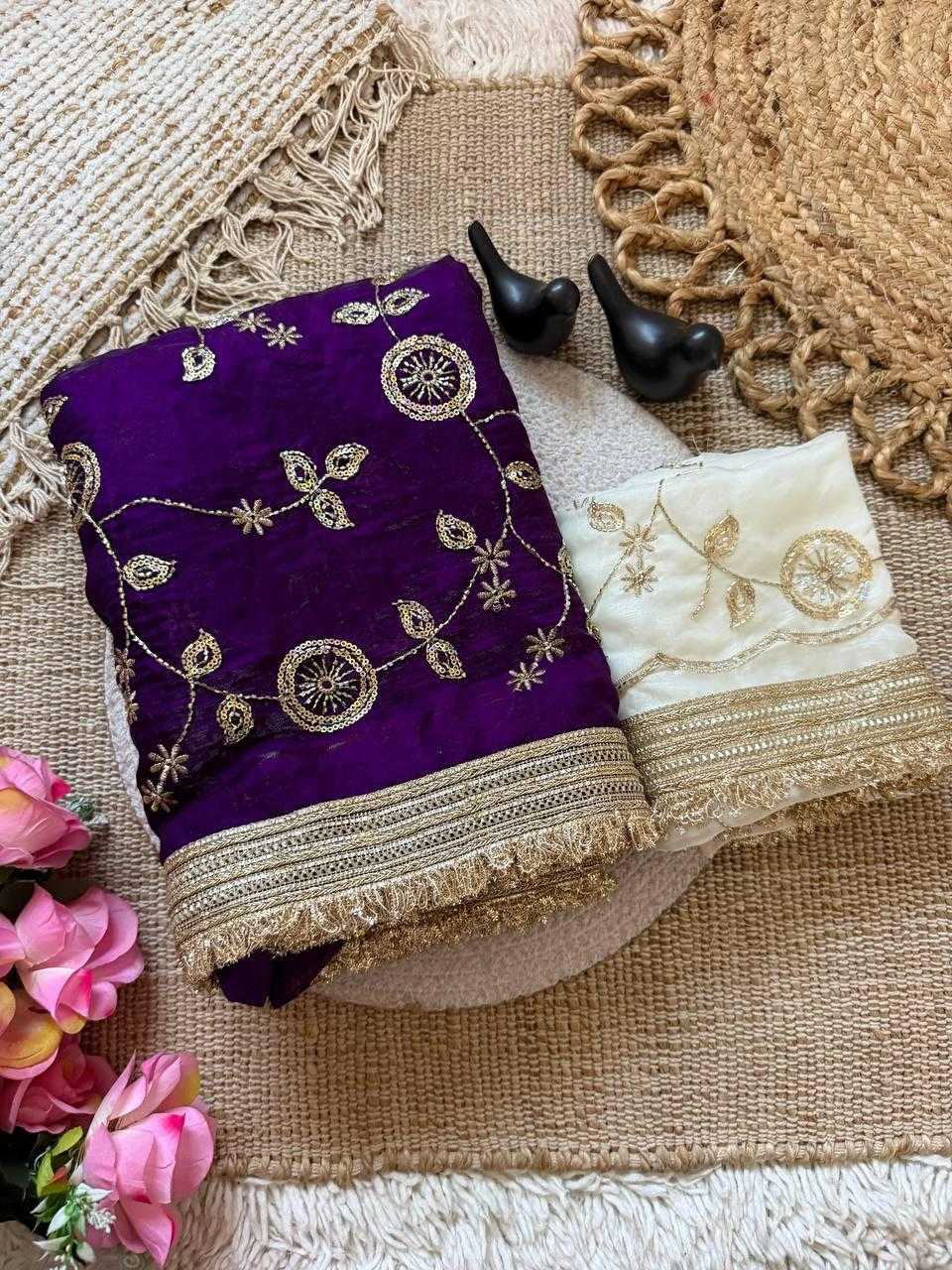 Satin Silk Designer Saree