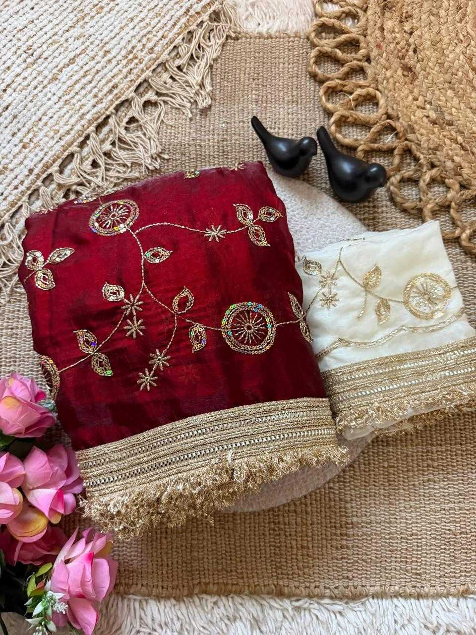 Satin Silk Designer Saree