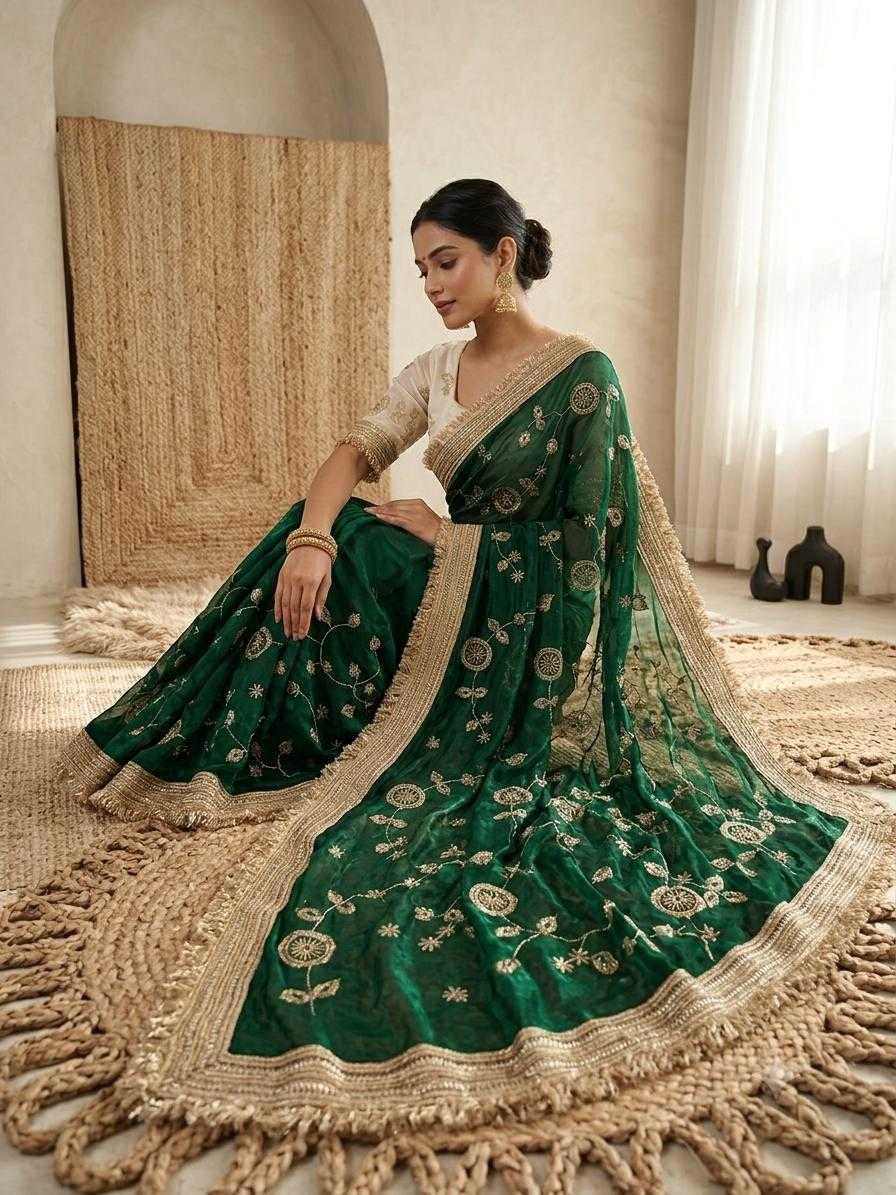 Satin Silk Designer Saree