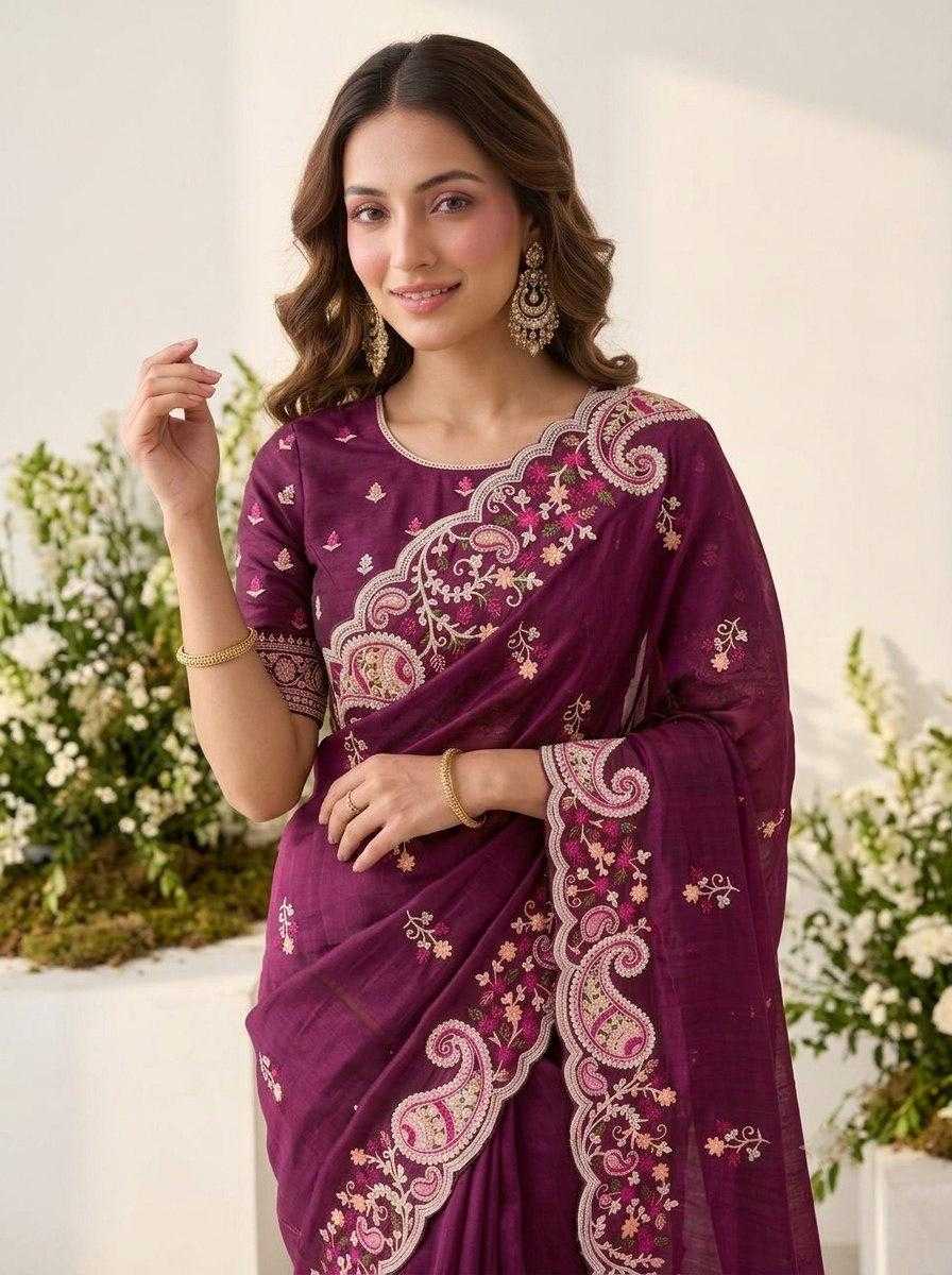 Rutva Space Silk Soft Saree
