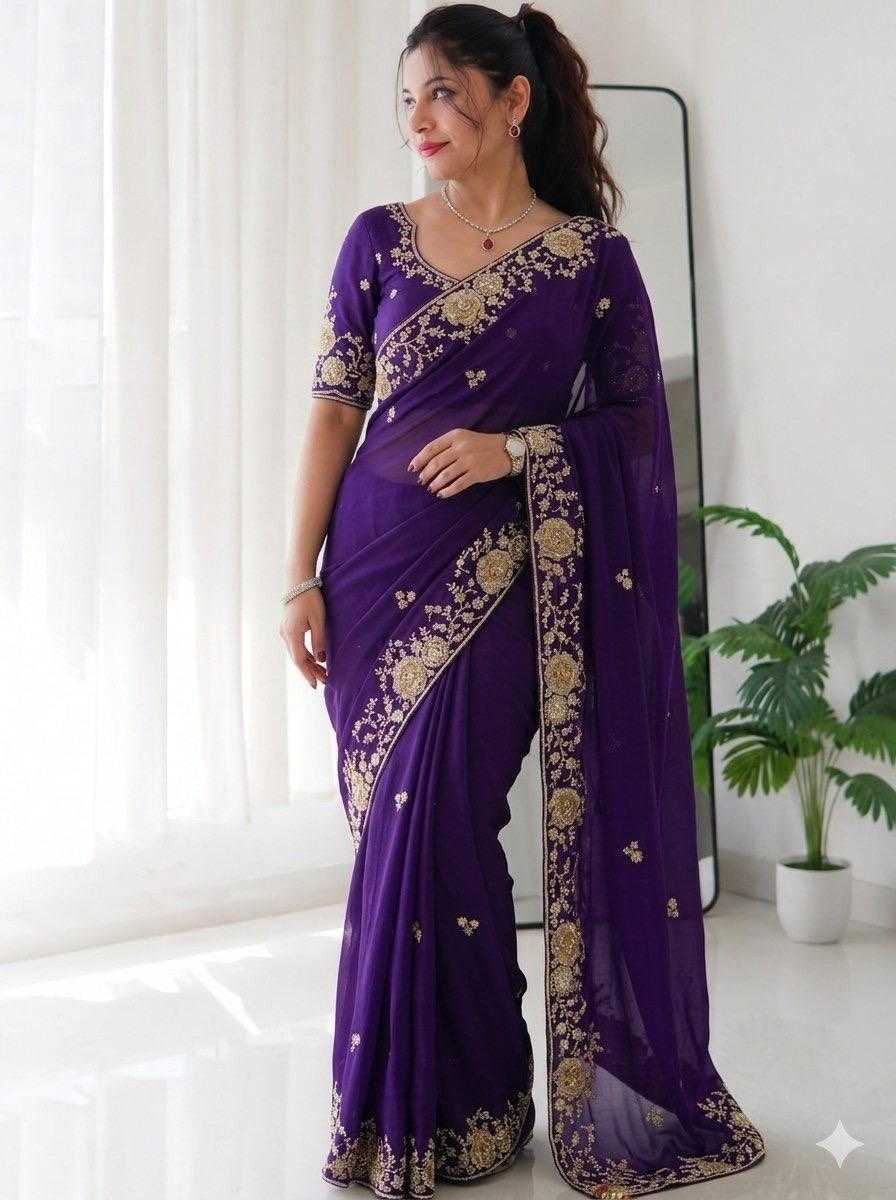 Party Wear Silk Saree