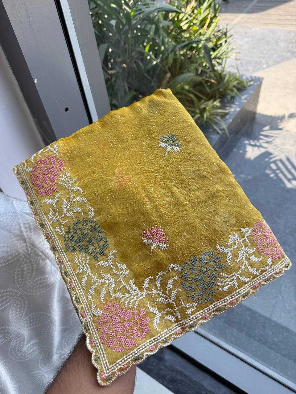 Chiffon Party Wear Silk Saree