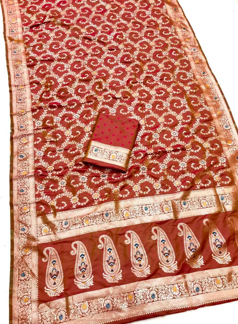 Brinda Banarasi Soft Silk Saree