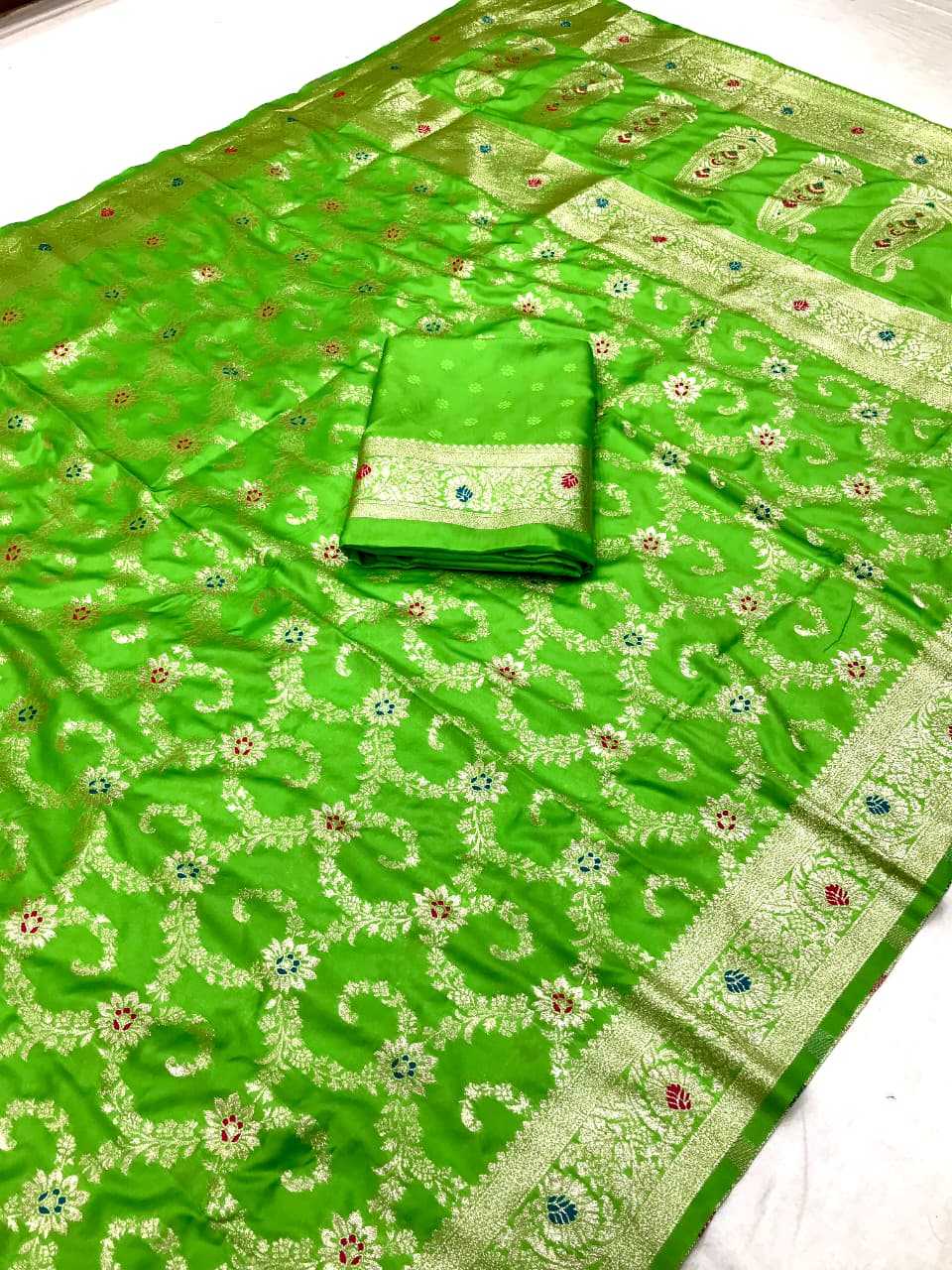 Brinda Banarasi Soft Silk Saree