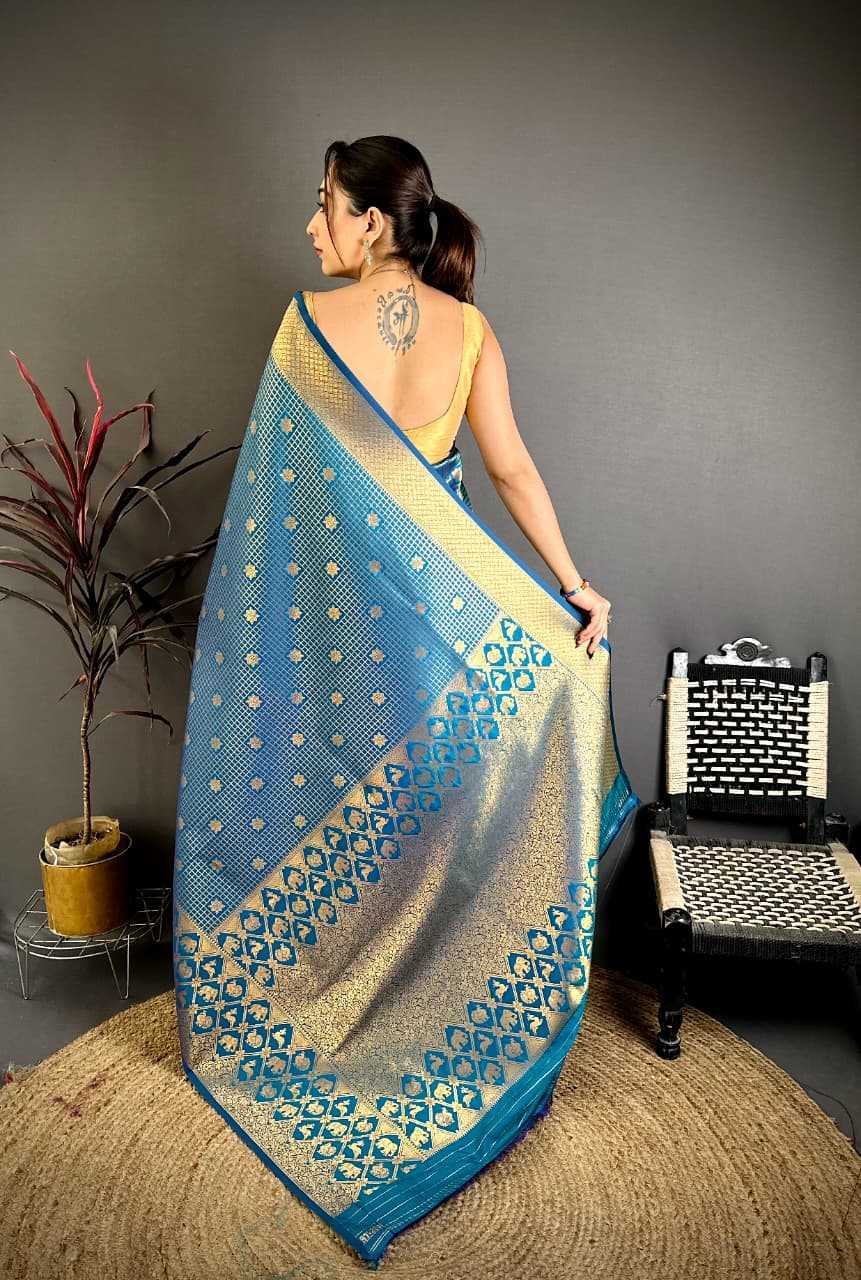 Ioniq Banarasi Soft Silk Saree