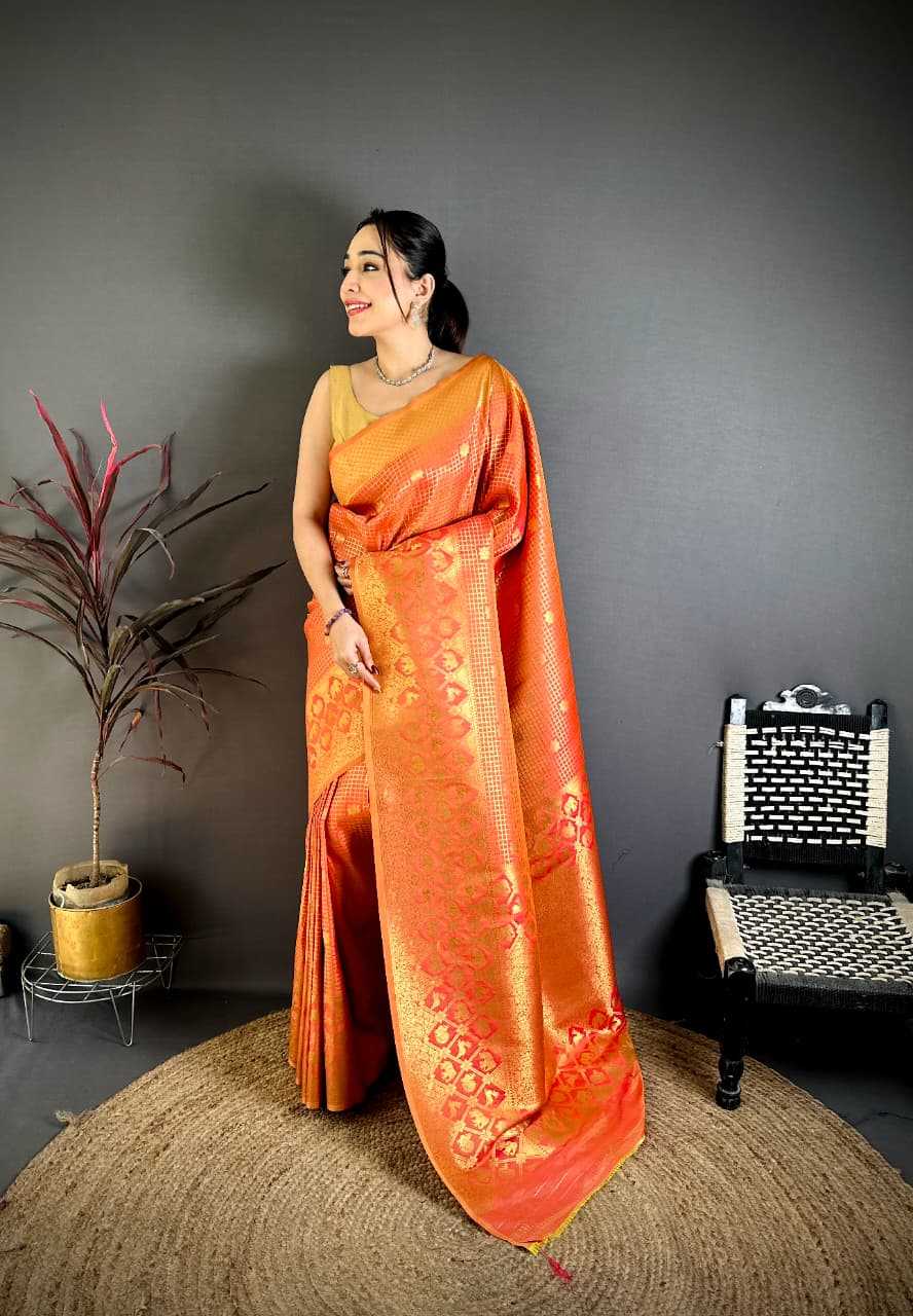 Ioniq Banarasi Soft Silk Saree