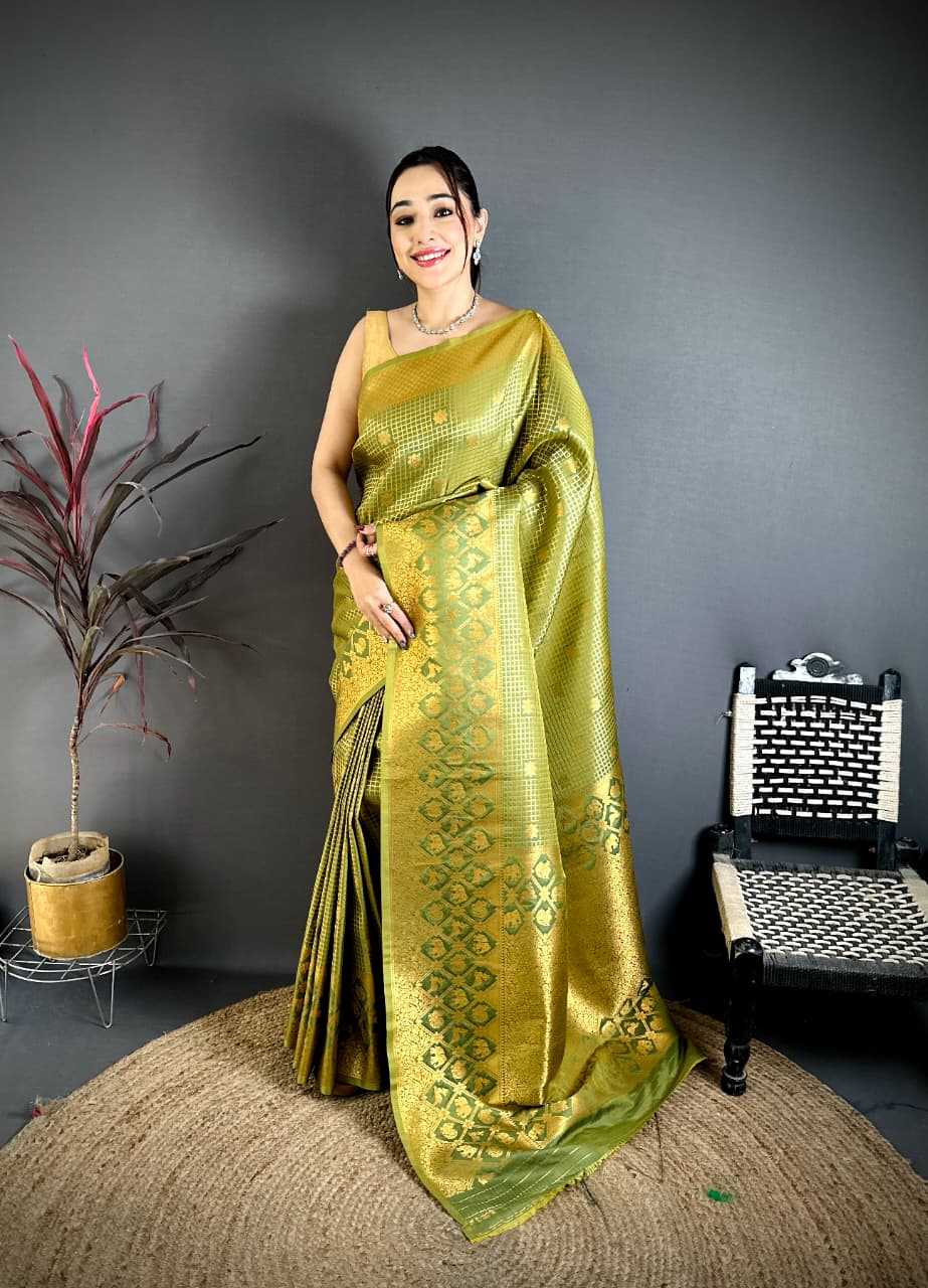 Ioniq Banarasi Soft Silk Saree
