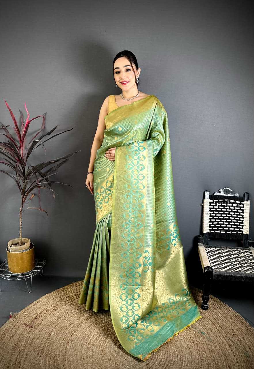 Ioniq Banarasi Soft Silk Saree