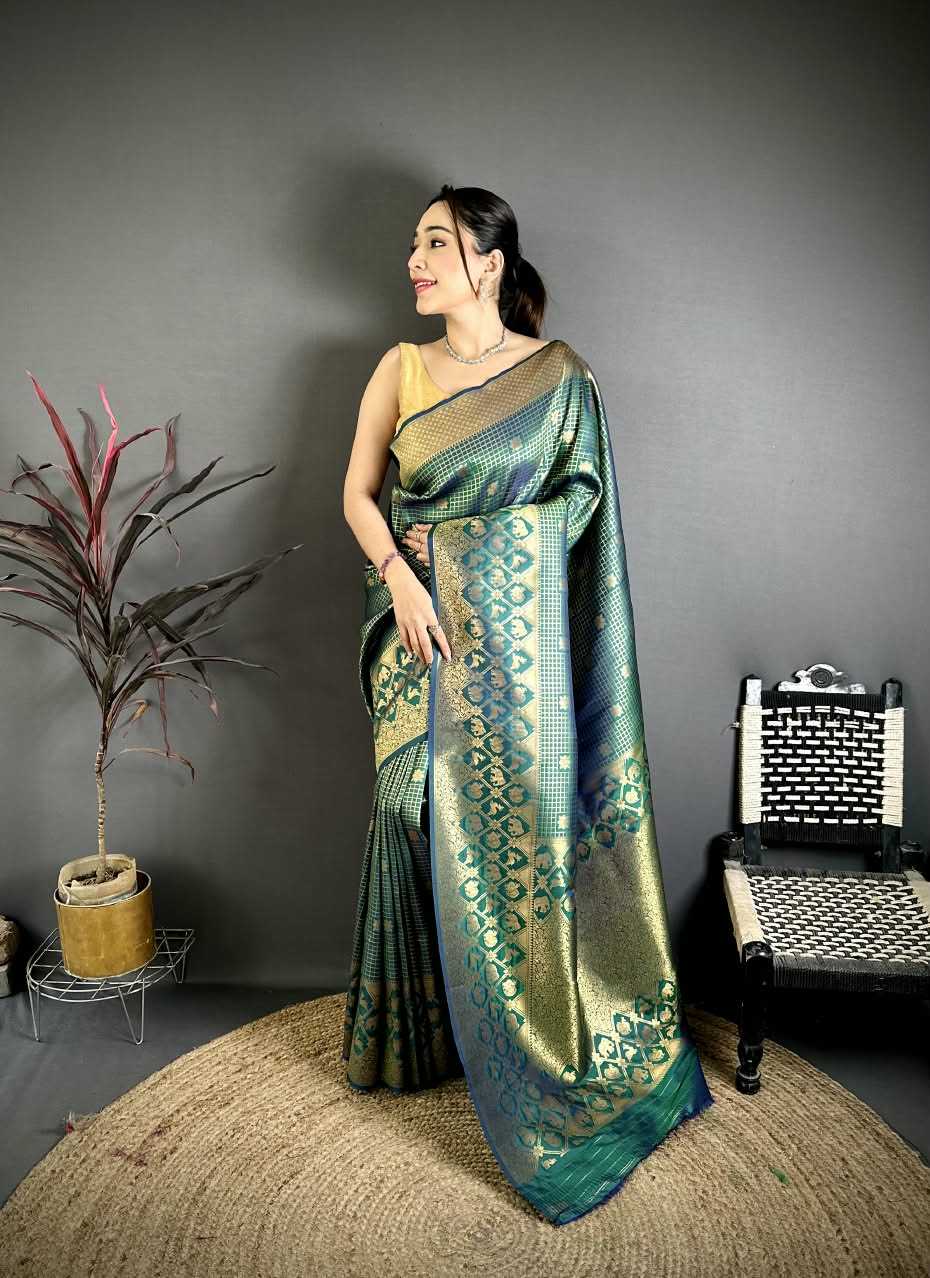 Ioniq Banarasi Soft Silk Saree