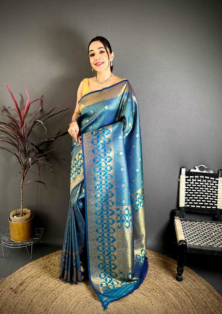 Ioniq Banarasi Soft Silk Saree