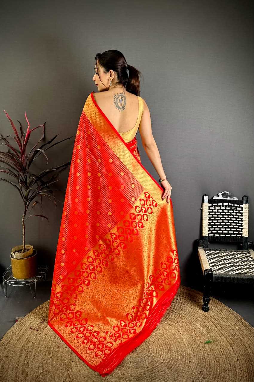 Ioniq Banarasi Soft Silk Saree