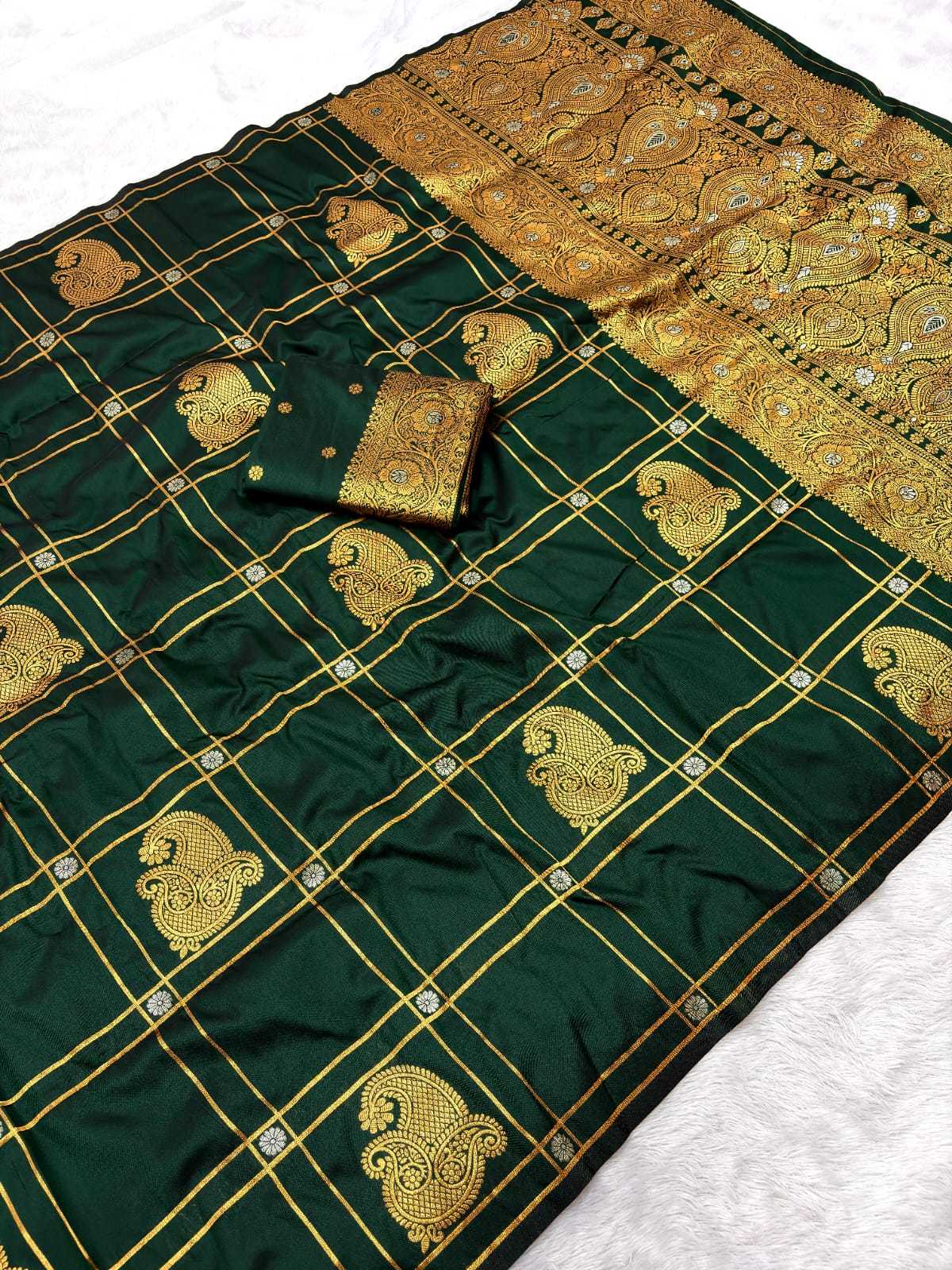 Janhvi Banarasi Soft Silk Saree